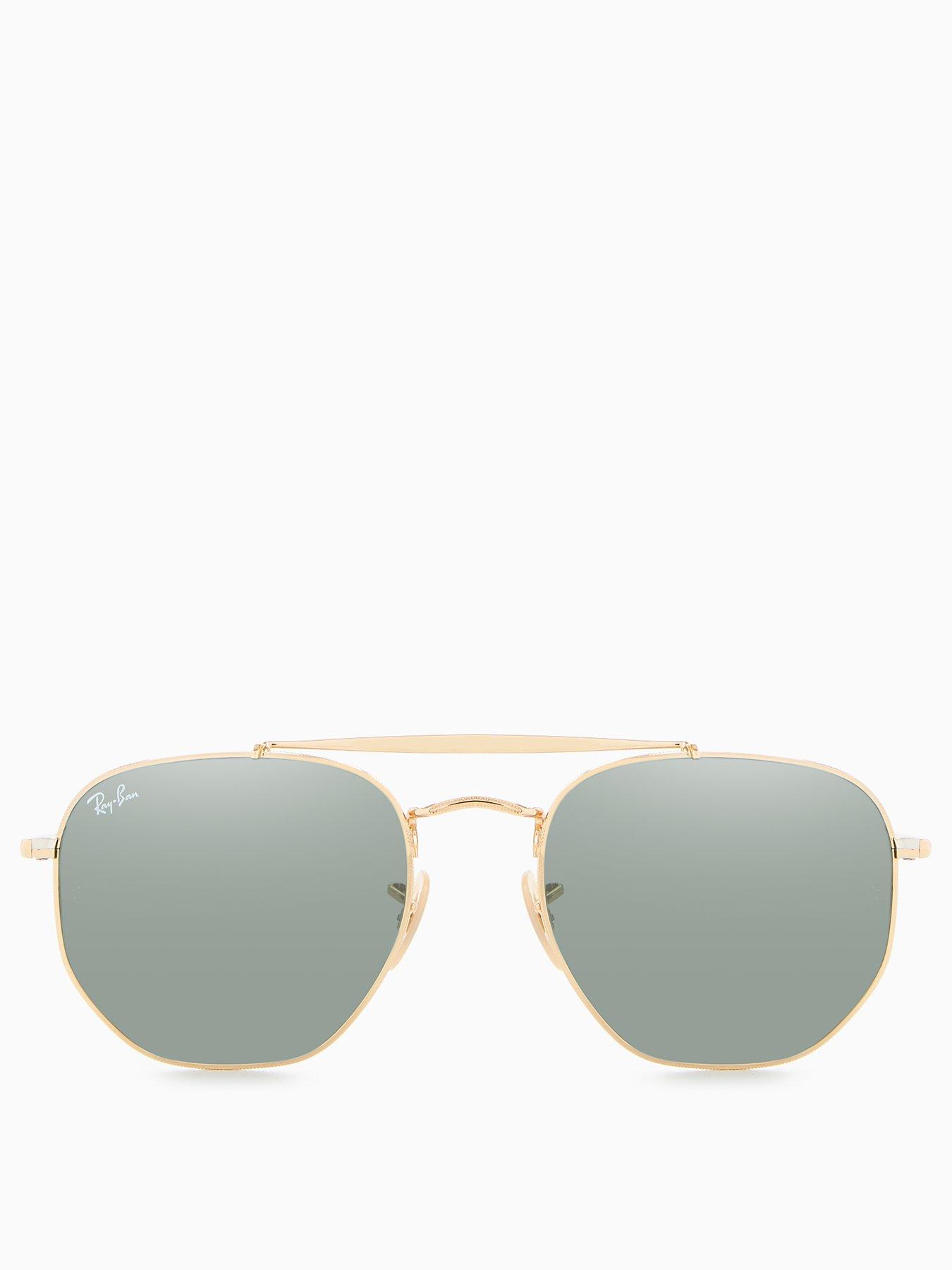  image of ray-ban-thenbspmarshal-squarenbspsunglasses-gold