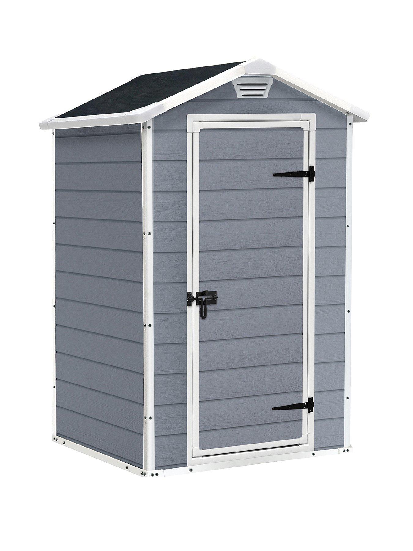 Image 2 of 5 of Keter 4x3&nbsp;ft Apex Manor Resin Shed