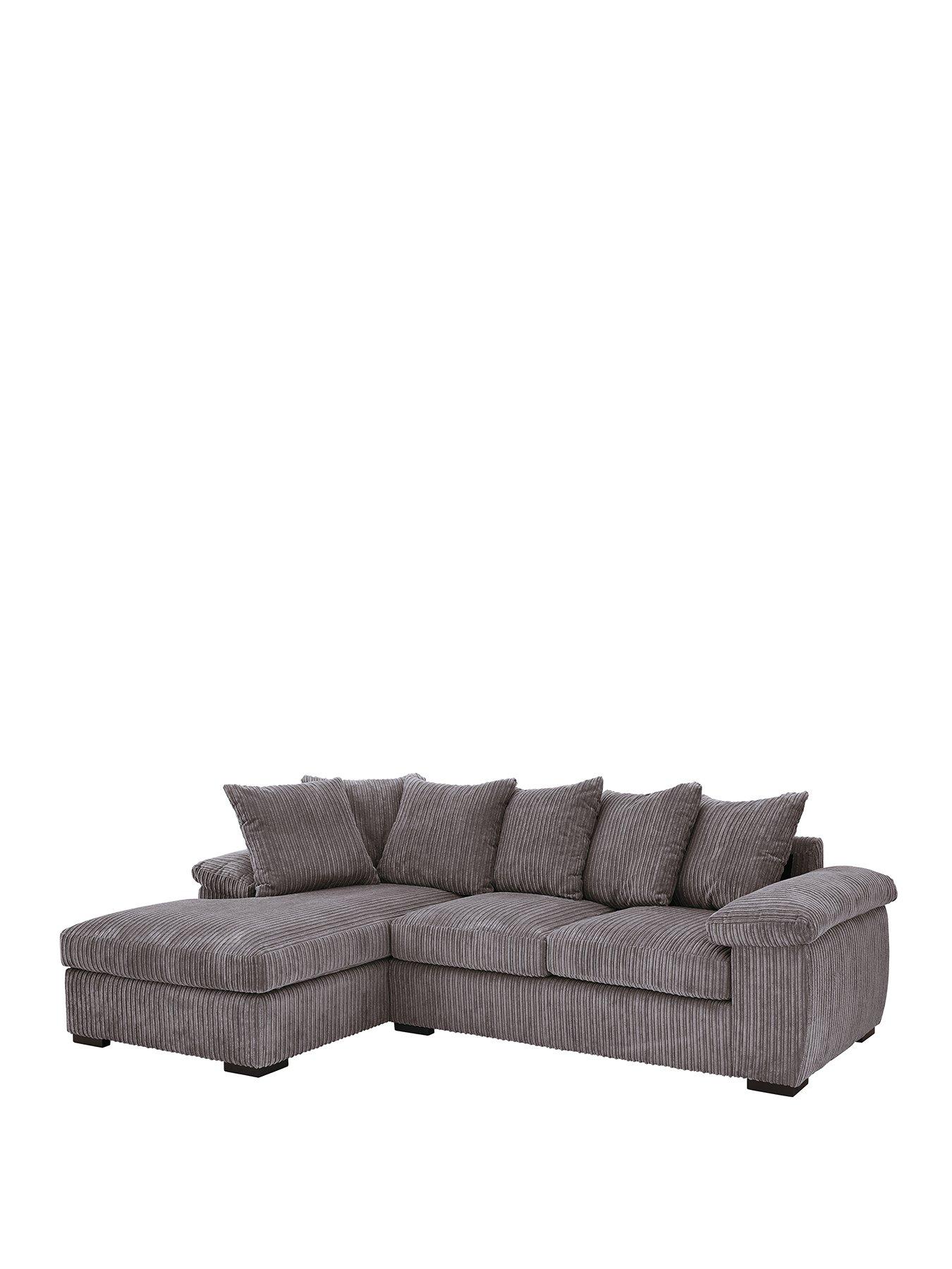 Image 2 of 7 of The Very Collection Amalfi Left Hand Scatter Back Fabric 3 Seater Chaise Sofa - FSC&reg; Certified
