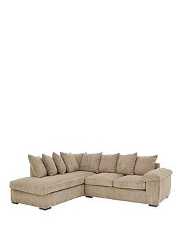 Very Amalfi Left Hand Scatter Back Fabric Corner Chaise Sofa Picture