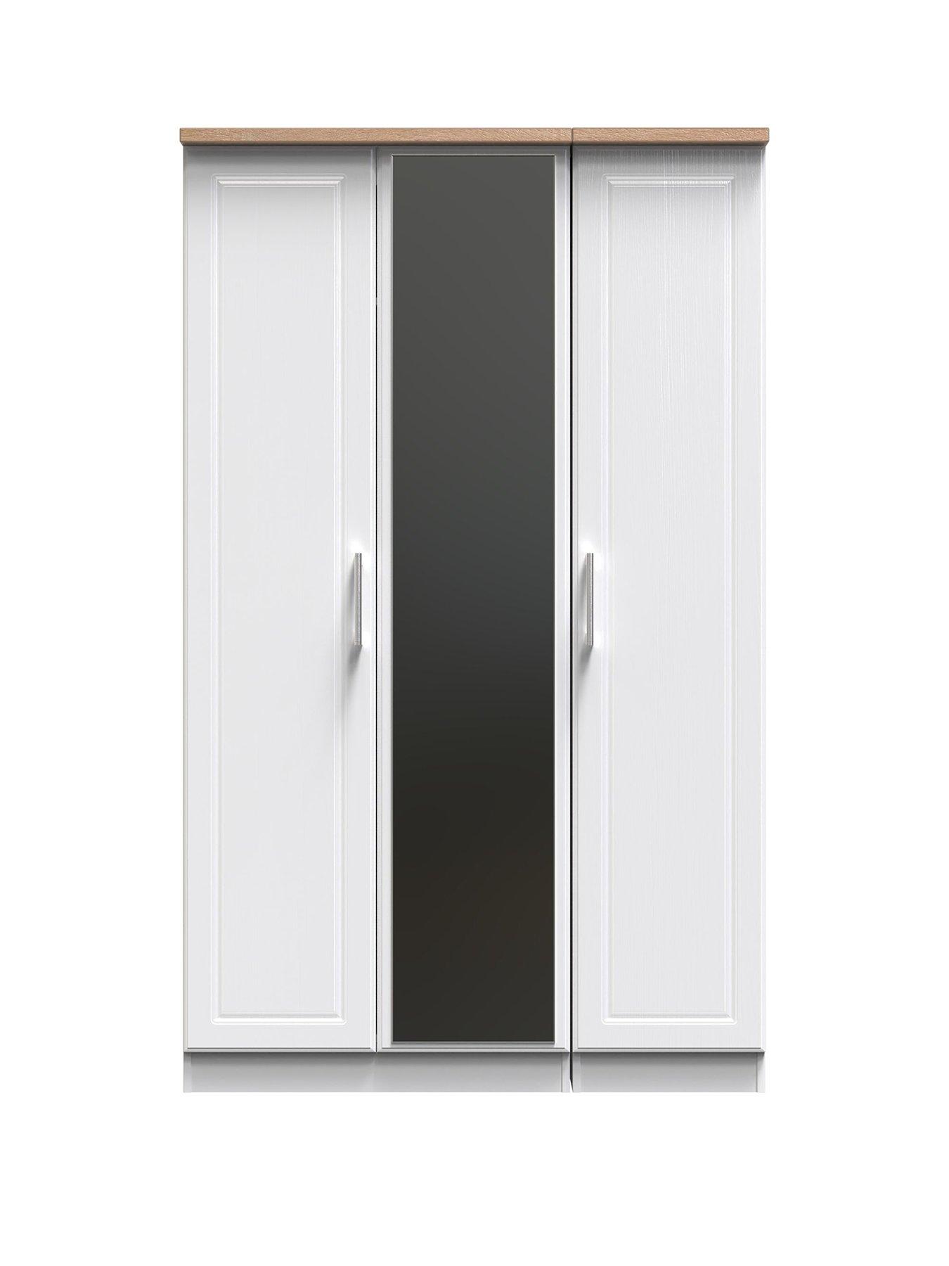 Image 3 of 6 of SWIFT Regent Part Assembled 3 Door Mirrored Wardrobe&nbsp;- FSC&reg; Certified