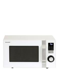 Microwaves Microwave Ovens Grills Combis Littlewoods Sharp R244wm 23l 800w Solo Microwave White