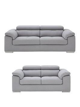 Very Brady 3 Seater + 2 Seater Fabric Sofa Set (Buy And Save!) Picture