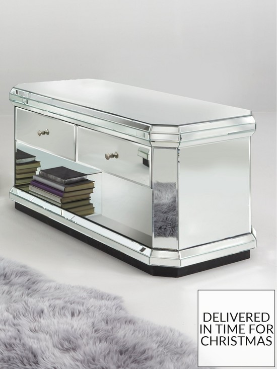 front image of very-home-plinth-mirrored-ready-assembled-storage-coffee-table
