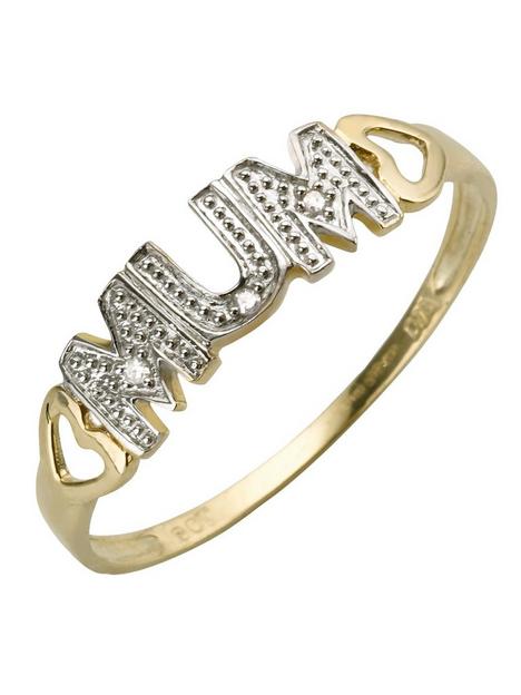 love-gold-9-carat-yellow-gold-diamond-set-mum-ring