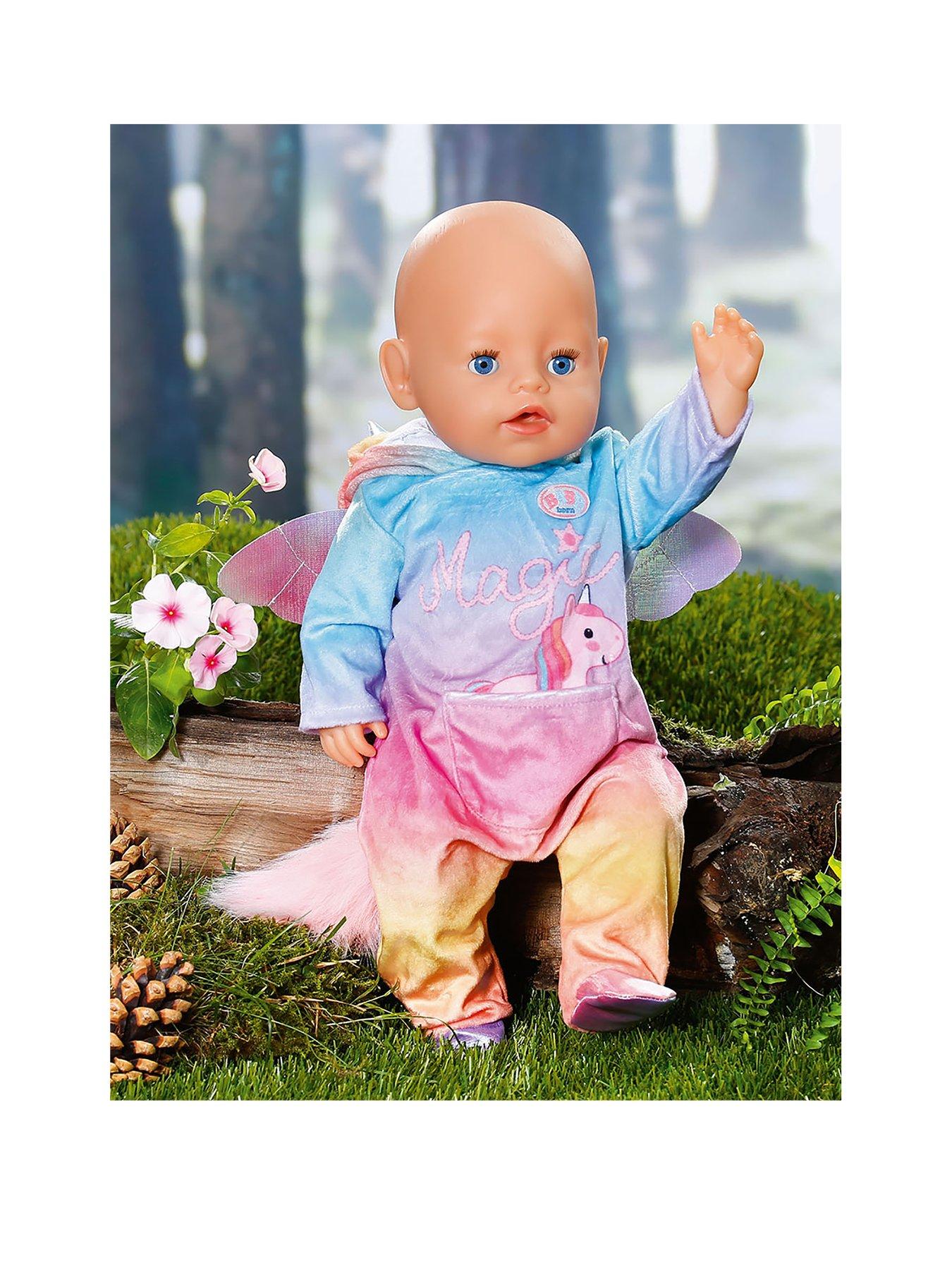 baby annabell unicorn onesie