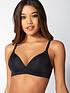  image of boux-avenue-lounge-moulded-non-wired-bra-black