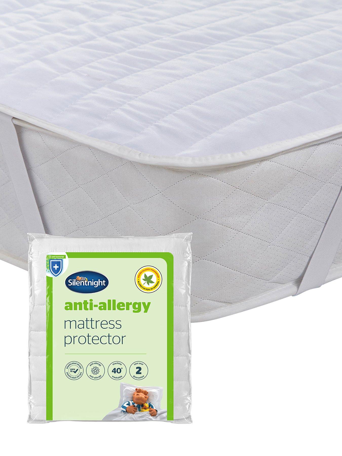 Image 1 of 7 of Silentnight Anti Allergy, Anti Bacterial Mattress Protector