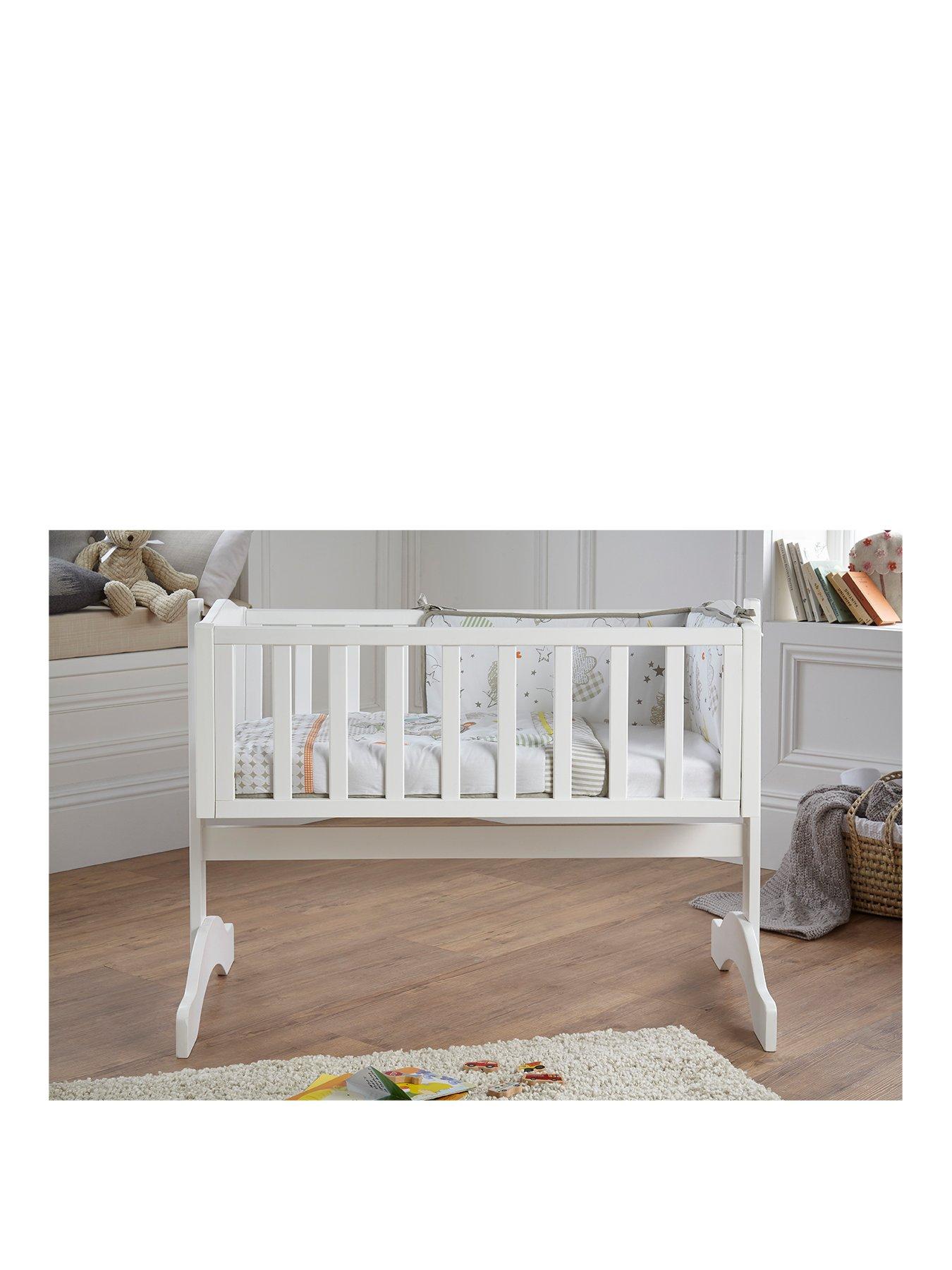 wooden cradle mattress