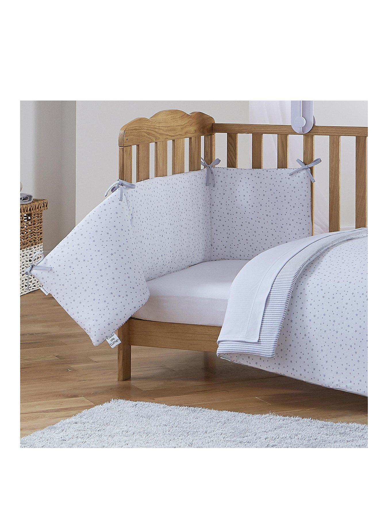 Clair de lune sales cot bed set