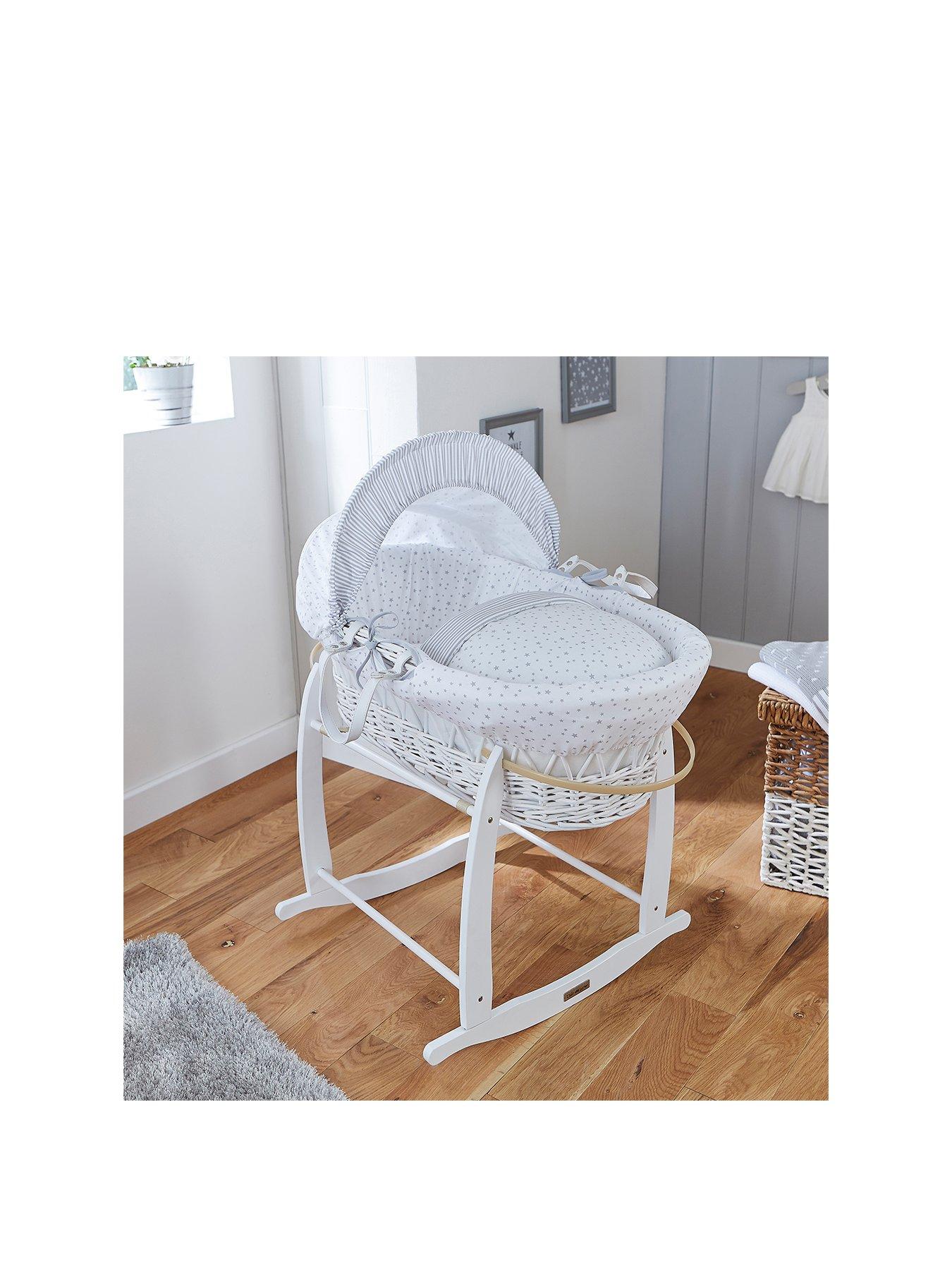 clair de lune baby moses basket