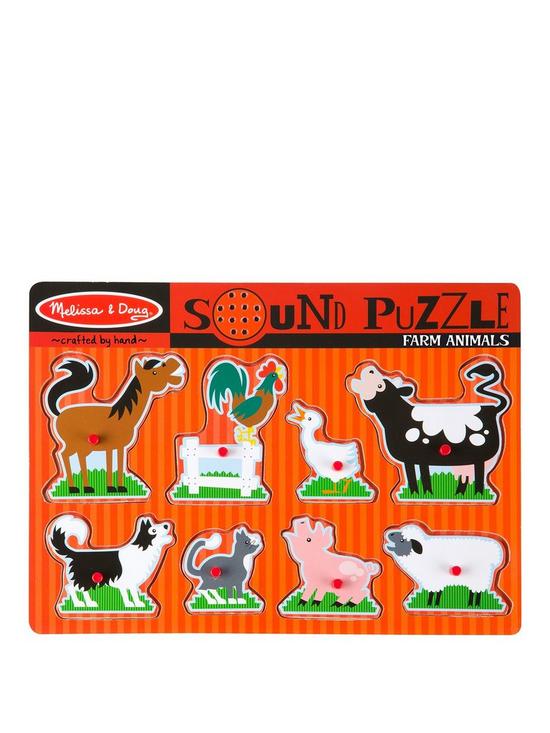 front image of melissa-doug-farm-animals-sound-puzzle