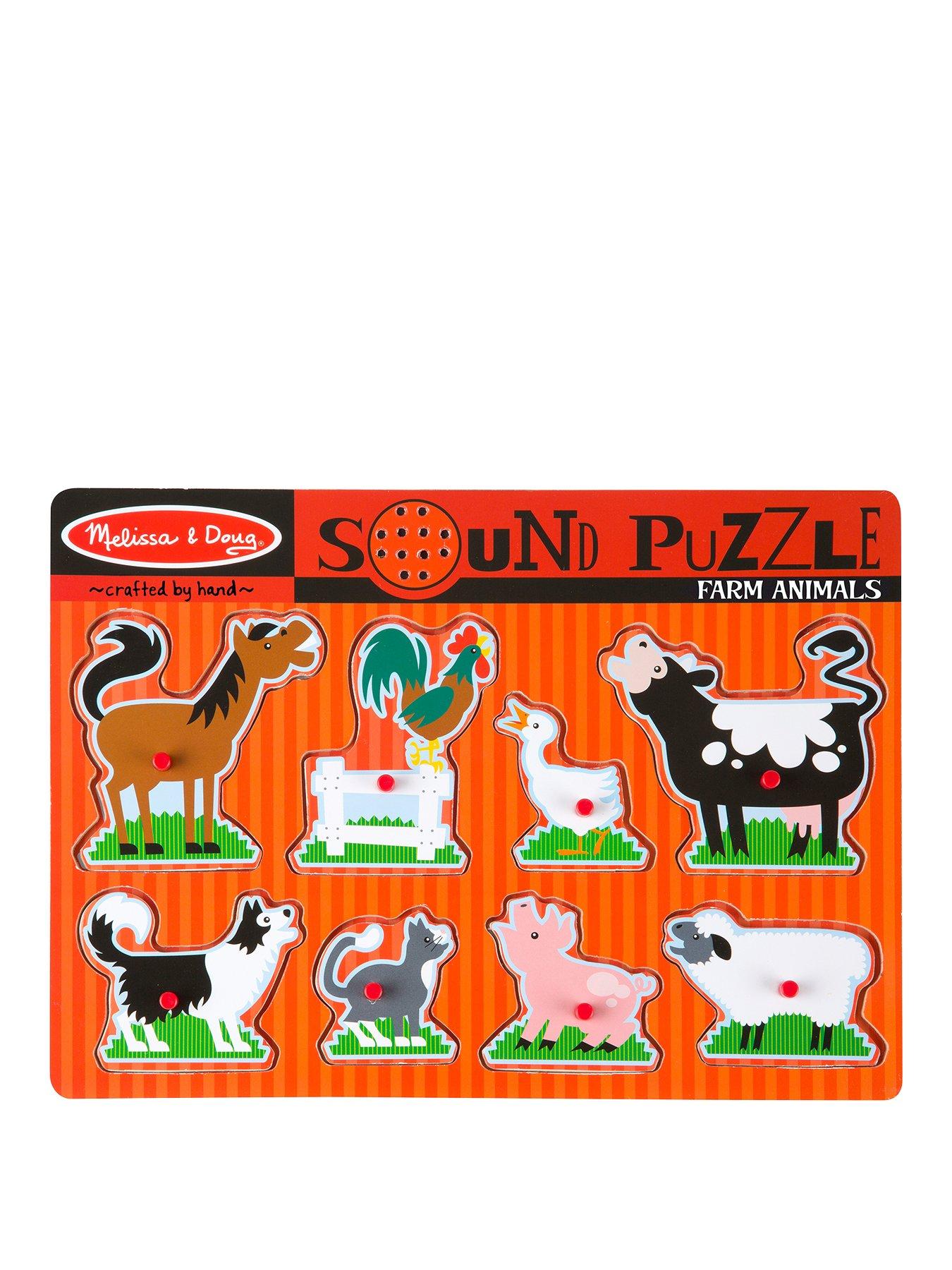 Image 1 of 7 of Melissa & Doug Farm Animals Sound Puzzle