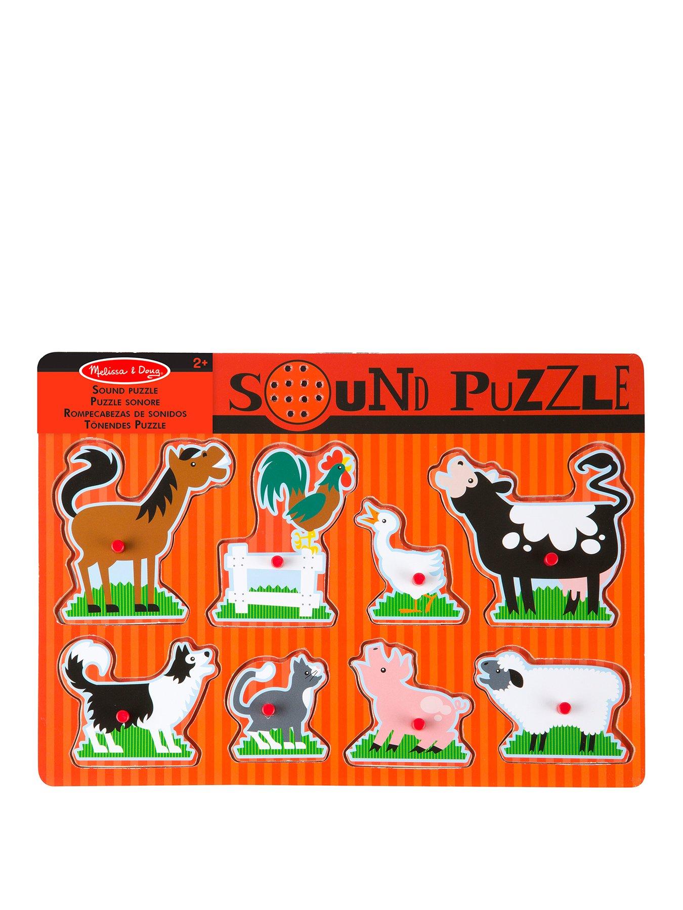 Image 2 of 7 of Melissa & Doug Farm Animals Sound Puzzle