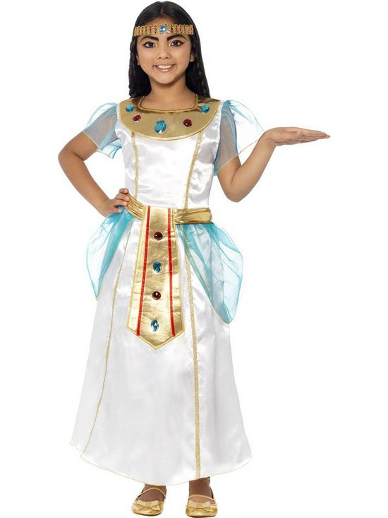 front image of child-egyptian-cleopatra-costume