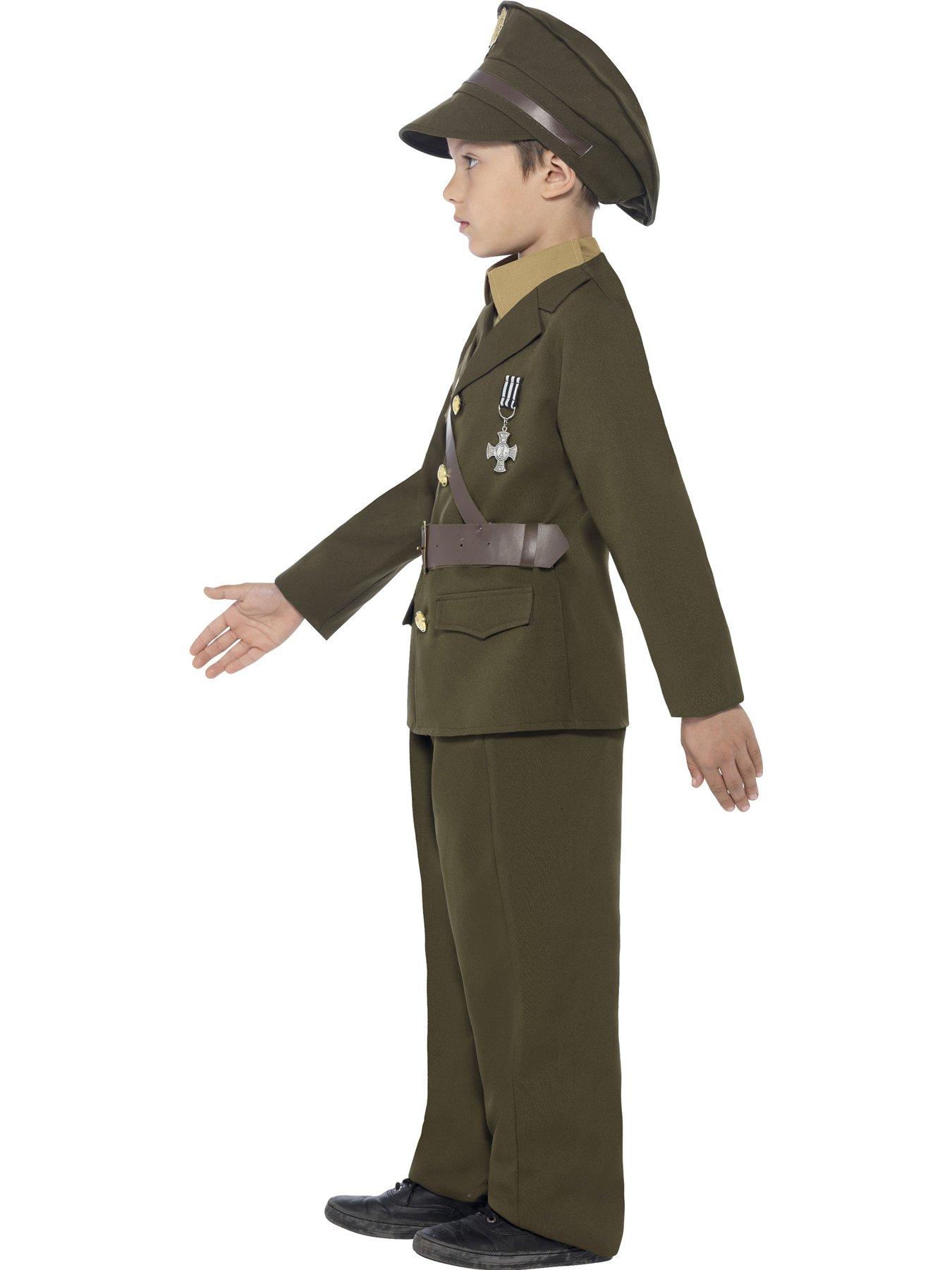 Image 3 of 3 of Child Army Officer Costume