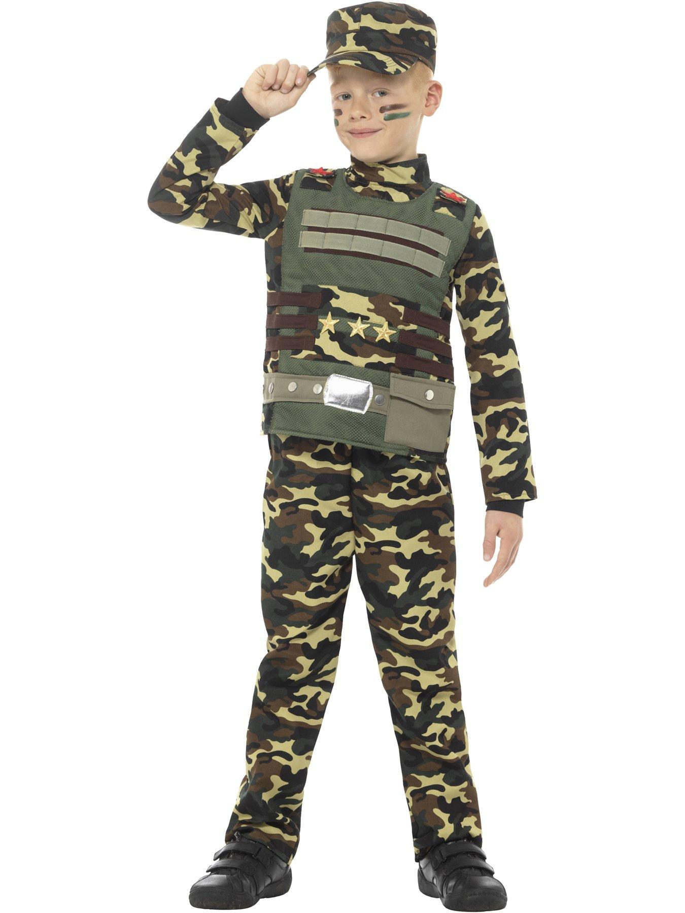 Image 4 of 4 of Child Military Boy Costume