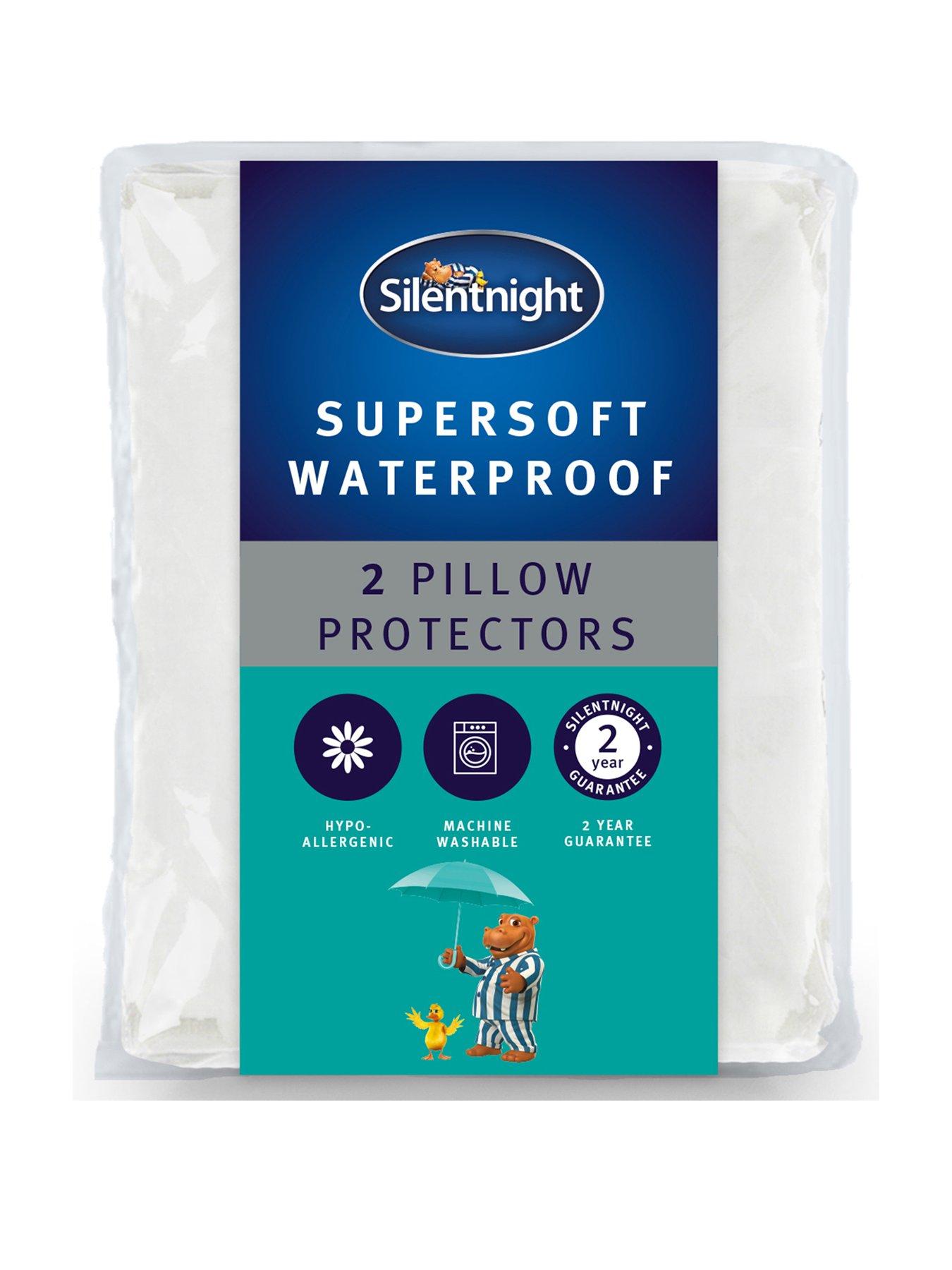 undefined Supersoft Waterproof Pillow Protectors – Pair
