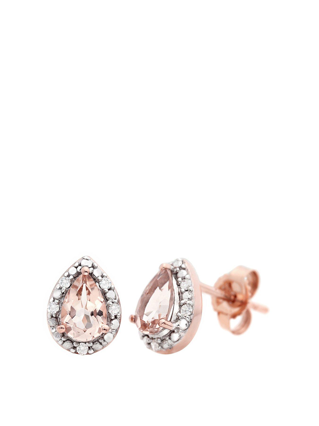 rose gold ear piercing studs