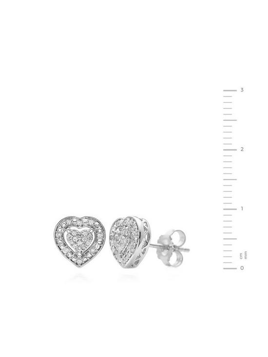 stillFront image of love-diamond-sterling-silver-15-point-diamond-heart-earrings