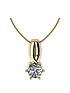 moissanite-lady-lynsey-9ct-gold-1ct-round-brilliant-moissanite-kiss-pendant-and-chainfront