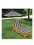  image of kidkraft-outdoor-chaise-lounger-with-umbrella