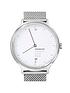 mondaine-mondainehelvetica-no1-light-ladies-watch-38mm-with-date-stainless-steel-case-white-dial-stainless-steel-mesh-braceletoutfit
