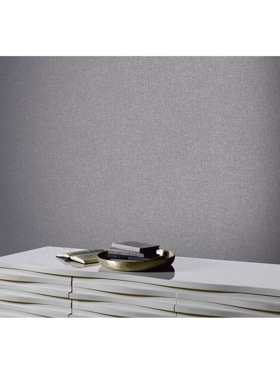 stillFront image of arthouse-linen-texture-wallpaper-mid-grey
