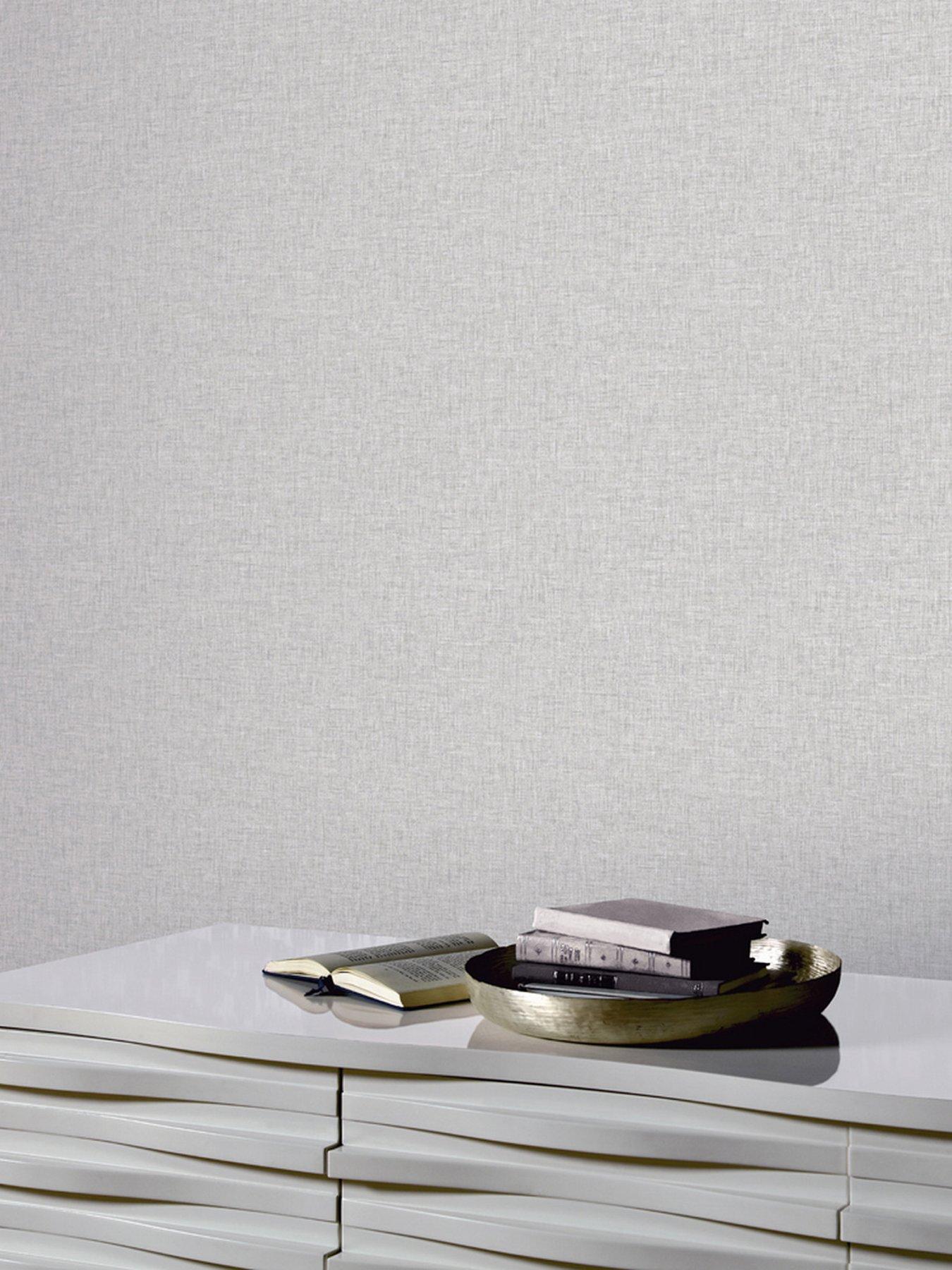 arthouse-linen-texture-grey-wallpaper