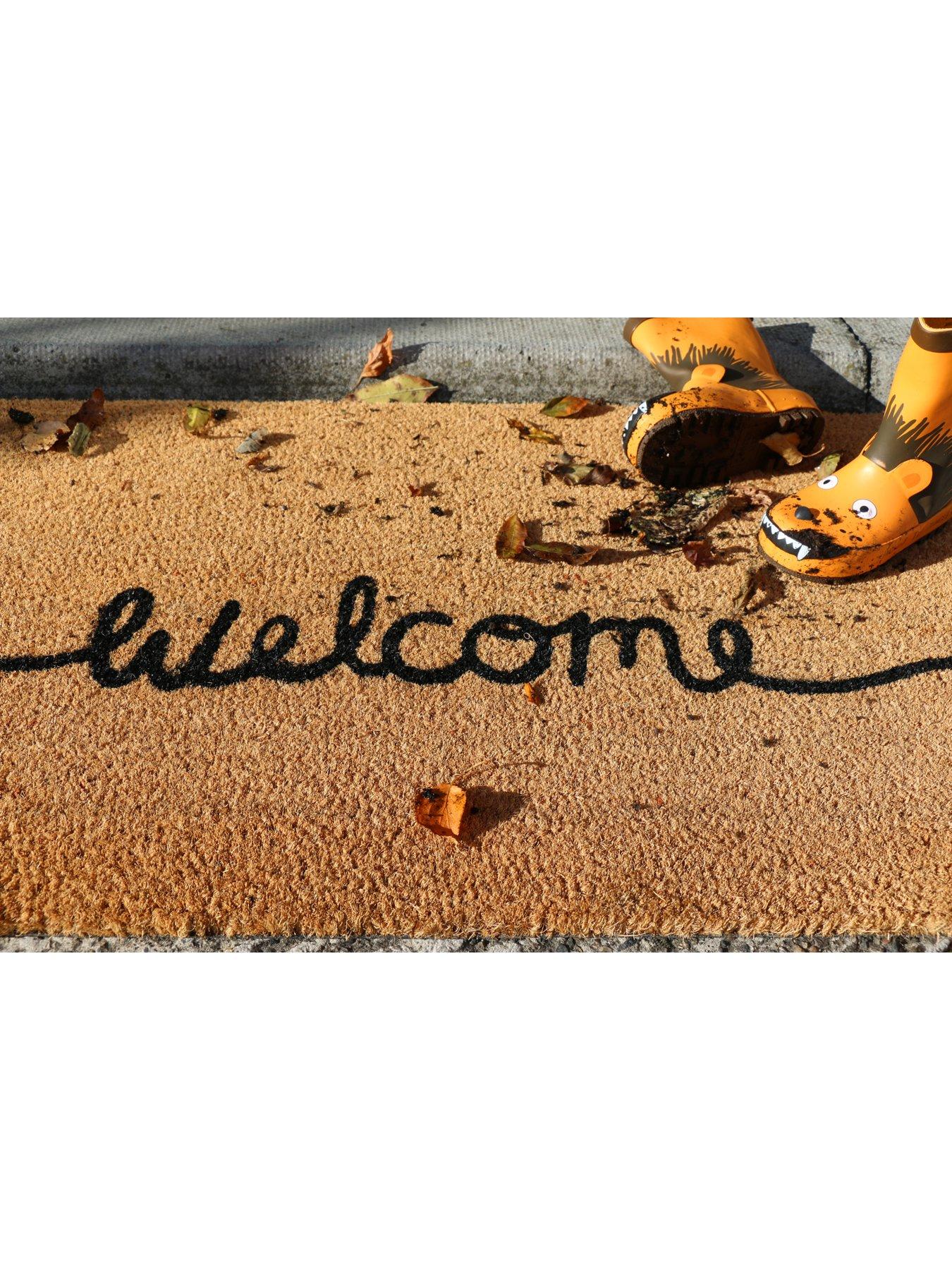 Image 2 of 2 of The Very Collection Welcome Coir Doormat - Natural