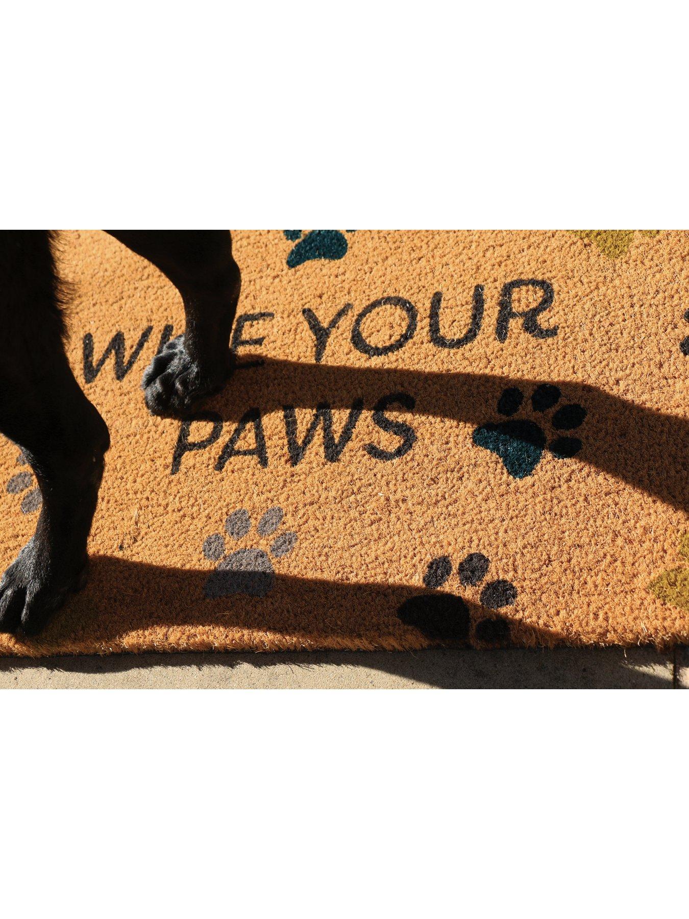 Image 3 of 3 of Very Home Wipe Your Paws Coir Doormat - Natural