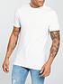  image of river-island-muscle-fit-short-sleeve-tshirt-white