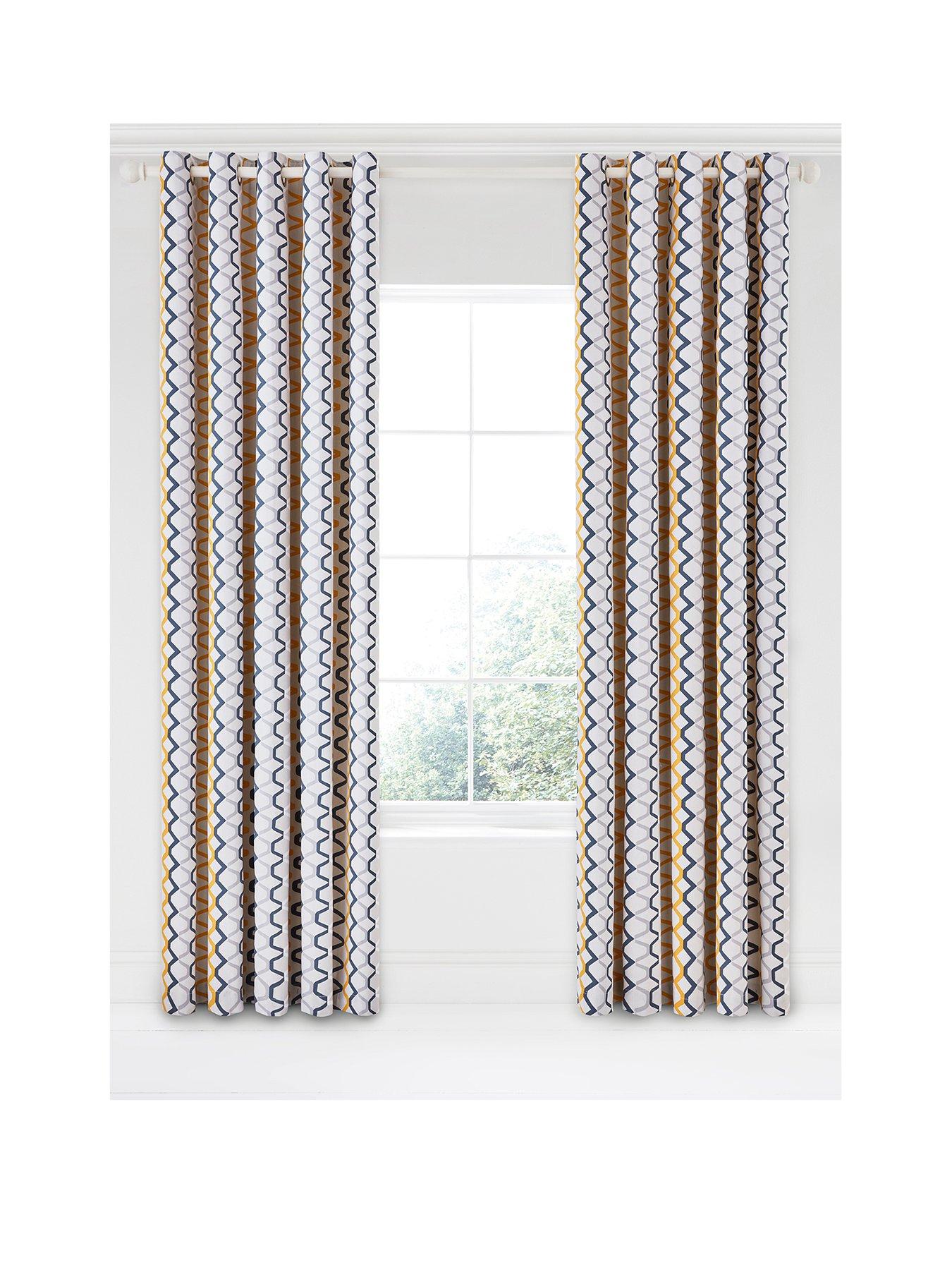 Scion Kukkia Lined Eyelet Curtains Littlewoods Com