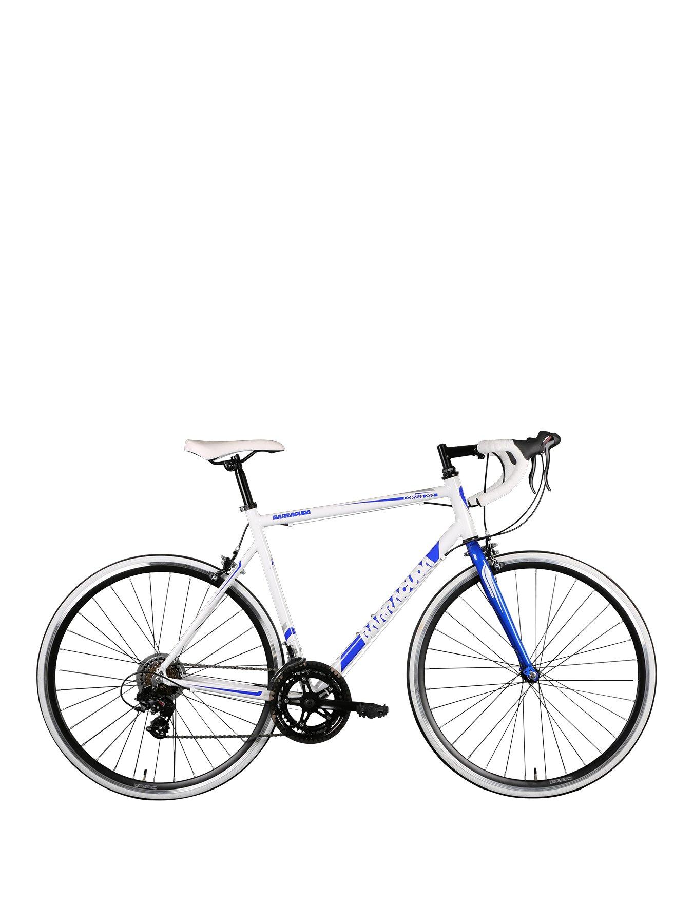 white trek mountain bike