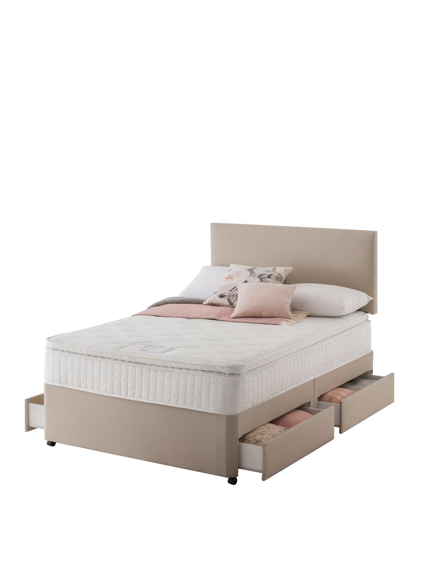 Layezee Made By Silentnight Addison 800 Pocket Pillow Top Divan