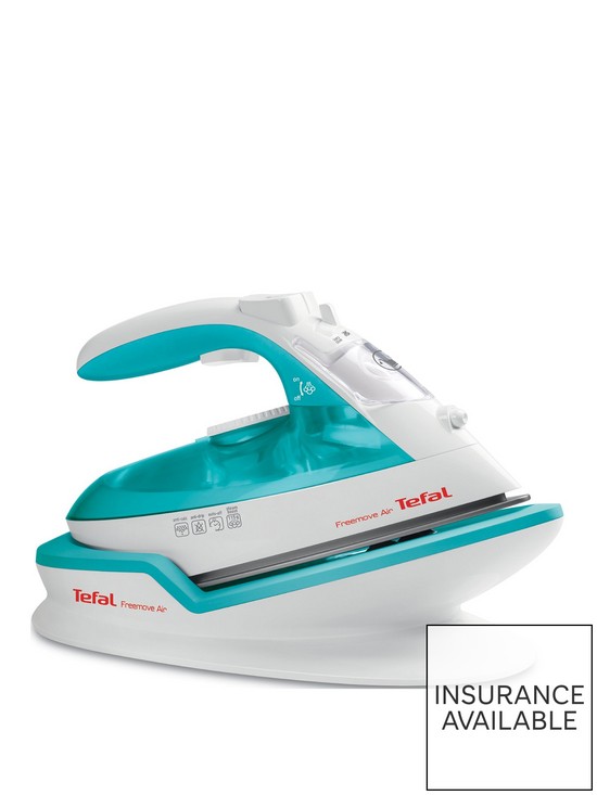 front image of tefal-steam-iron-250ml-freemove-air-fv6520
