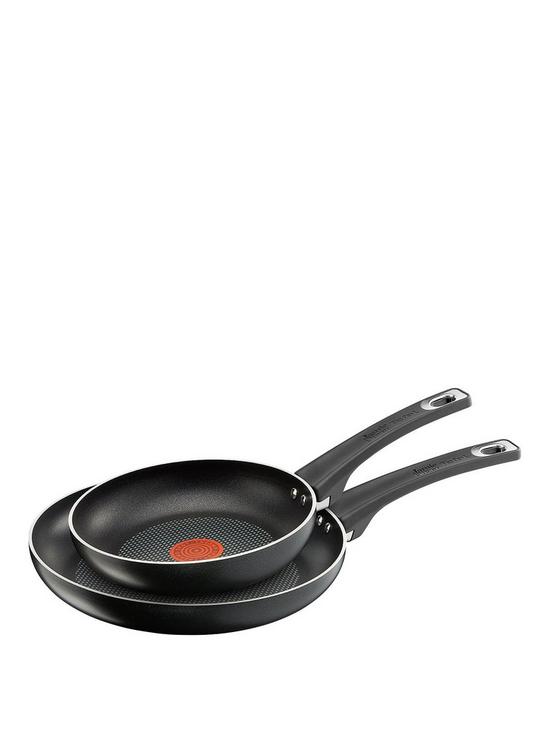 front image of tefal-jamie-oliver-20nbspcm-and-26nbspcm-frying-pan-set