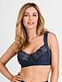  image of miss-mary-of-sweden-soft-cup-bra-with-padded-side-support-navy