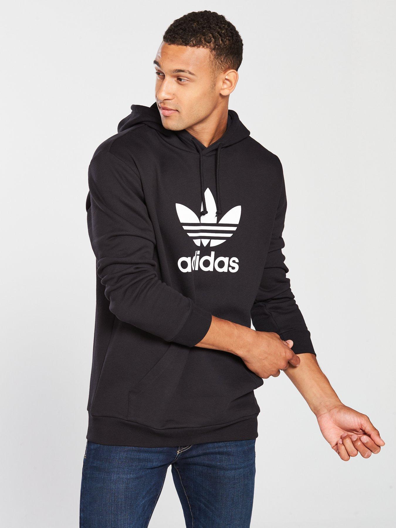 adidas men's trefoil hoodie