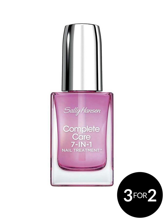 front image of sally-hansen-complete-care-7-in-1-nail-treatment-with-avocado-oil-clear-133ml