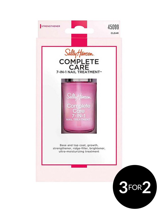 stillFront image of sally-hansen-complete-care-7-in-1-nail-treatment-with-avocado-oil-clear-133ml