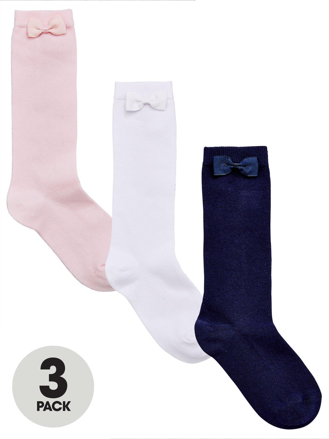 Nautica Girls 3-Pack Knee Socks