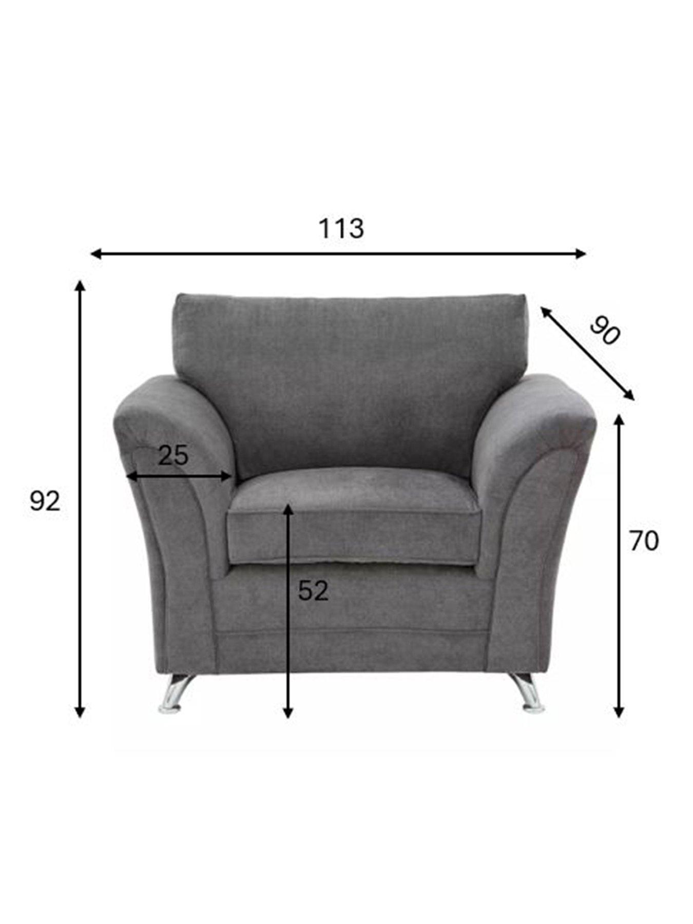 Image 6 of 6 of The Very Collection Dury Fabric Armchair&nbsp;- FSC&reg; Certified