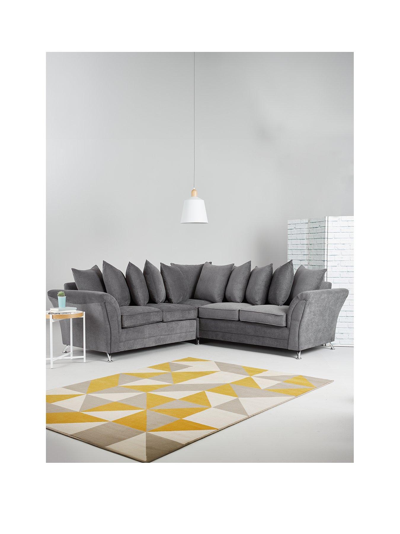 Image 1 of 6 of Very Home Dury Fabric Corner Group Scatter Back Sofa&nbsp;- FSC&reg; Certified
