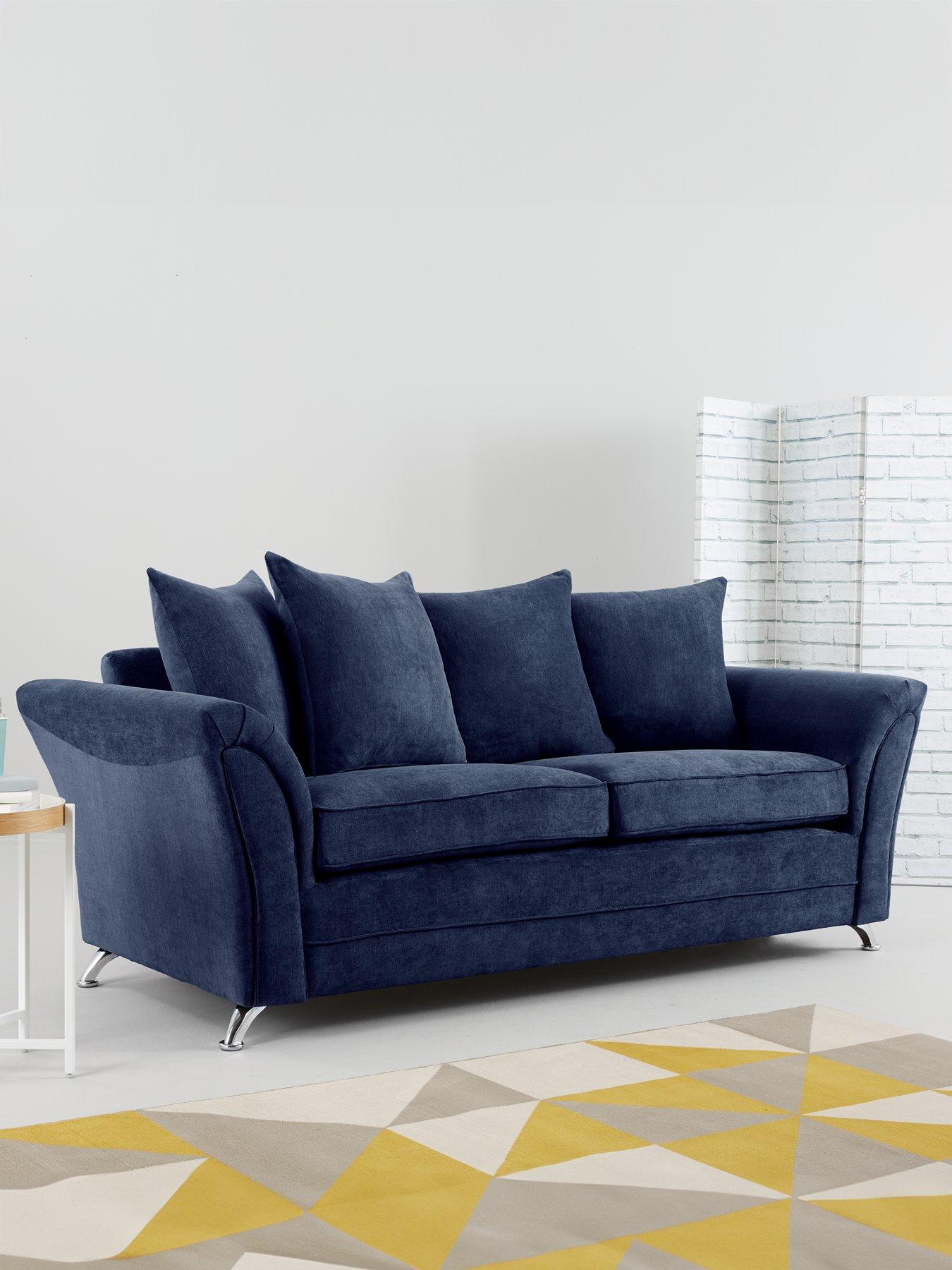 The Very Collection Dury Fabric 3 Seater Scatter Back Sofa - FSC® Certified