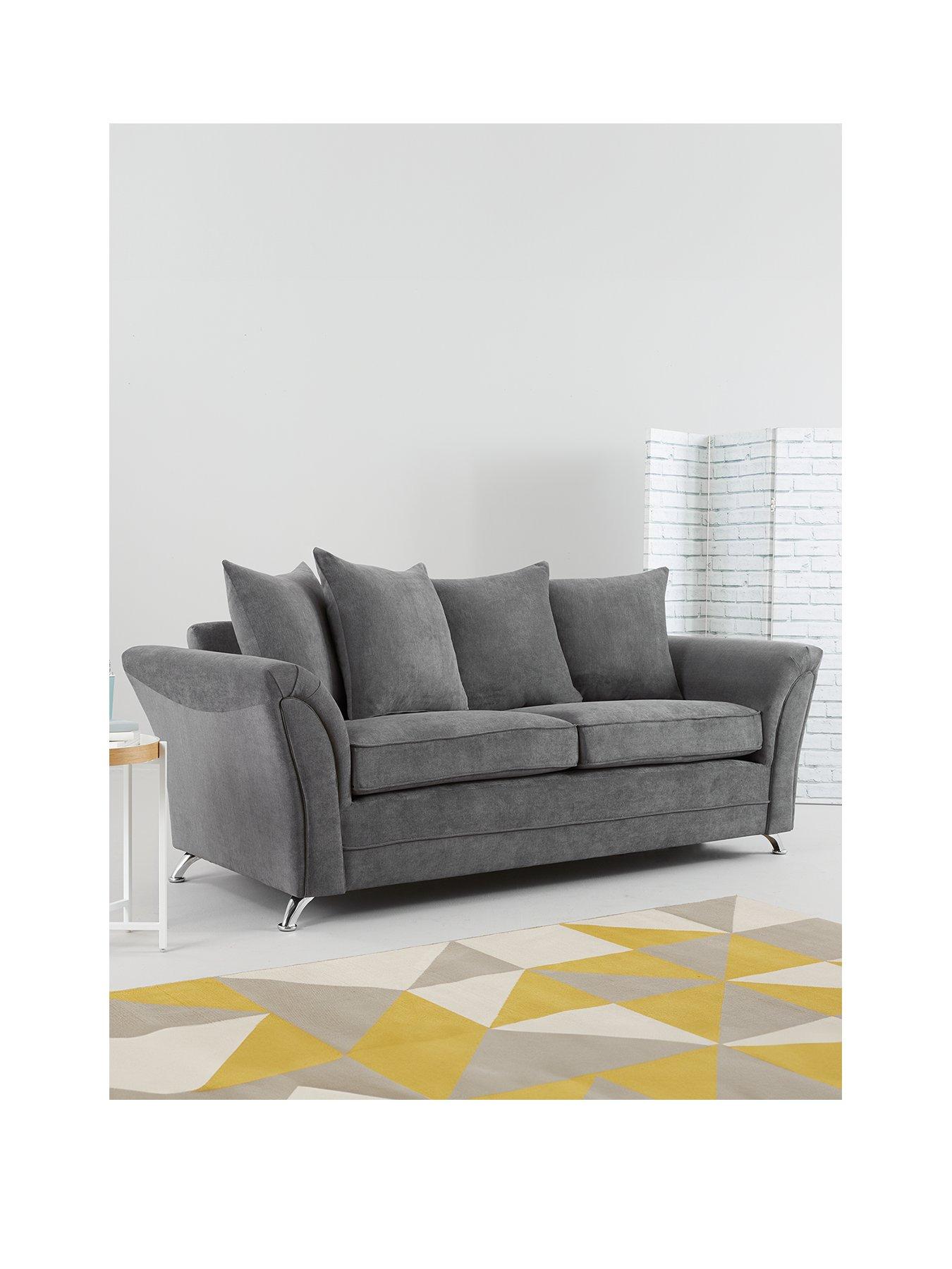 The Very Collection Dury Fabric 3 Seater Scatter Back Sofa - FSC® Certified
