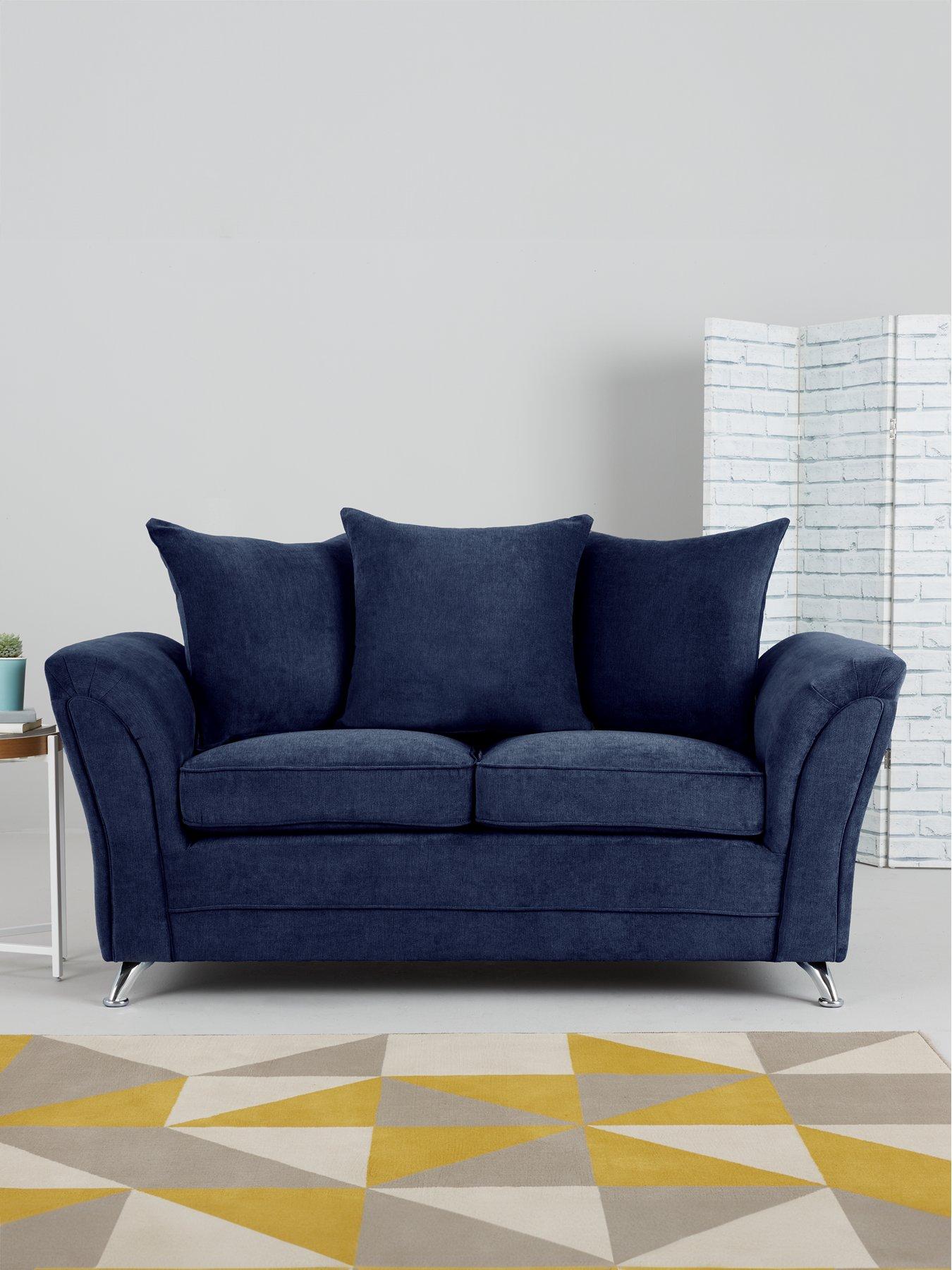 undefined Dury Fabric 2 Seater Scatter Back Sofa - FSC® Certified