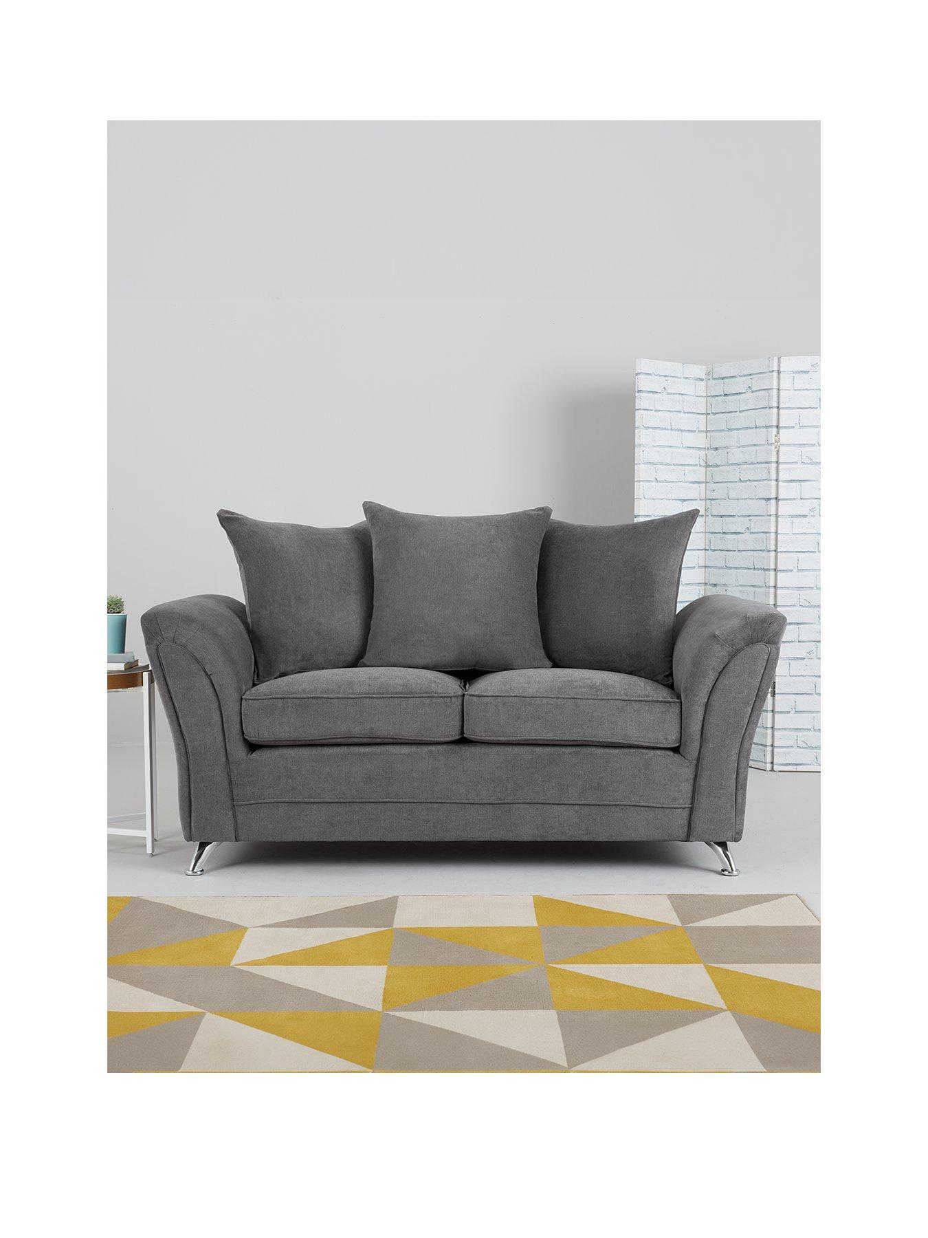undefined Dury Fabric 2 Seater Scatter Back Sofa - FSC® Certified