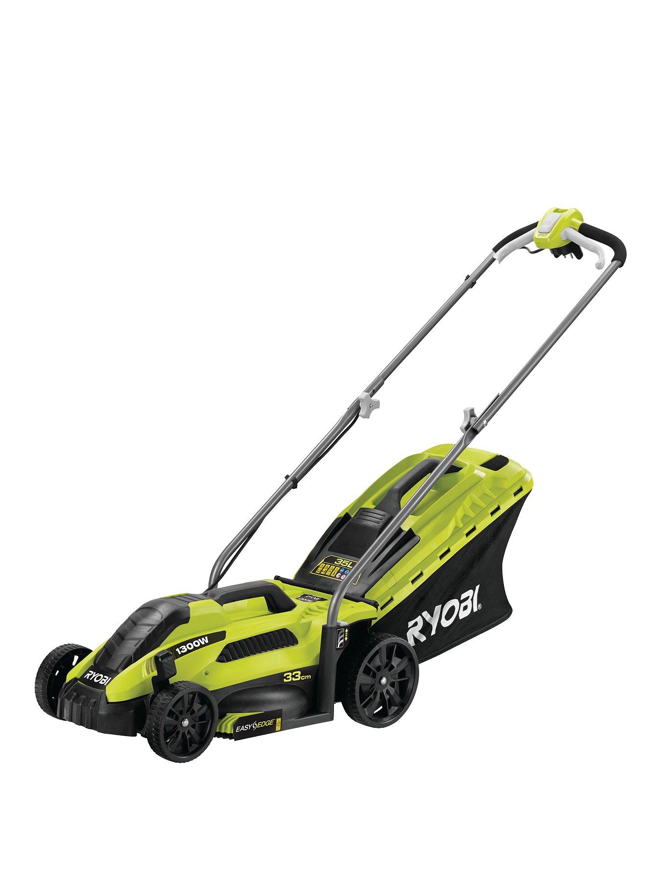 front image of ryobi-rlm13e33s-1300w-corded-electric-33cm-lawnmowernbsp