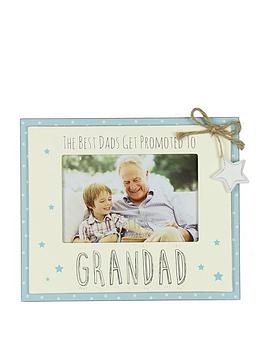 Very Love Life Mdf Photo Frame 6" X 4" - Promoted To Grandad Picture